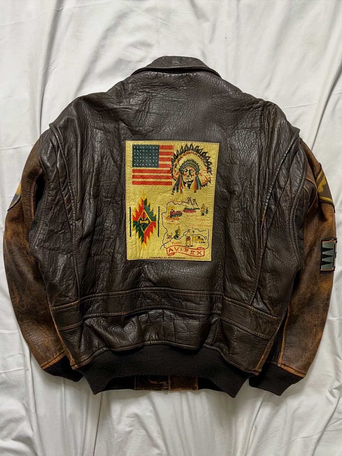 아비렉스 G-1 웨스턴 가죽자켓 상품이미지2