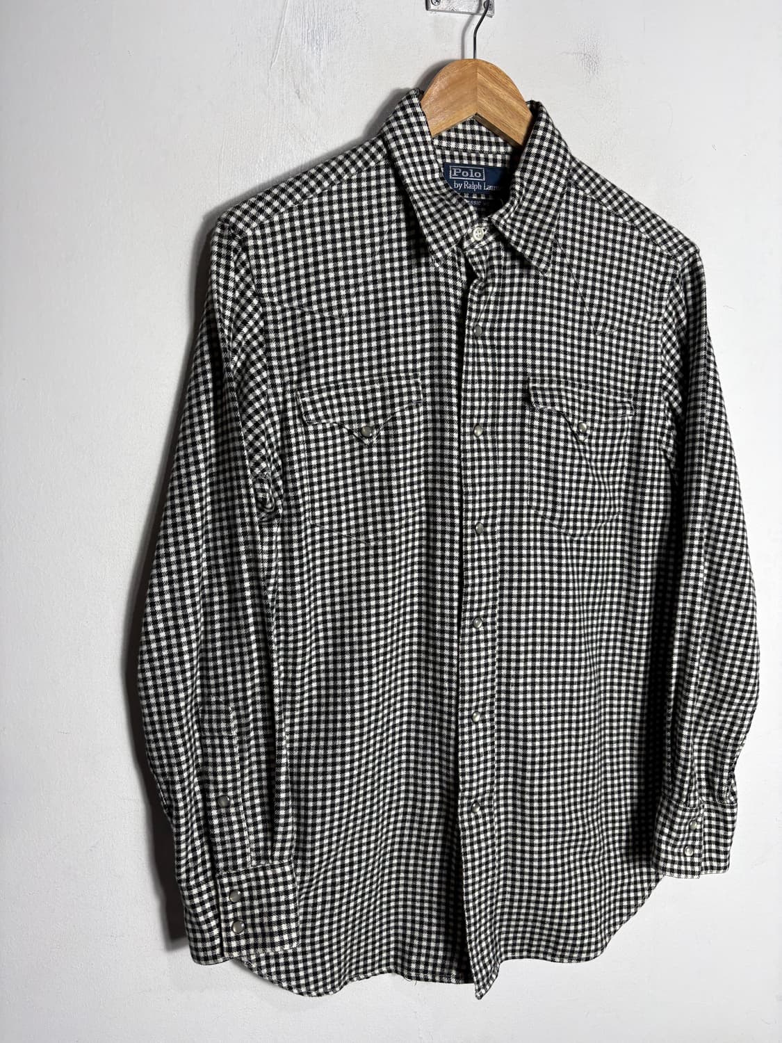 폴로 웨스턴 체크 셔츠 상품이미지1