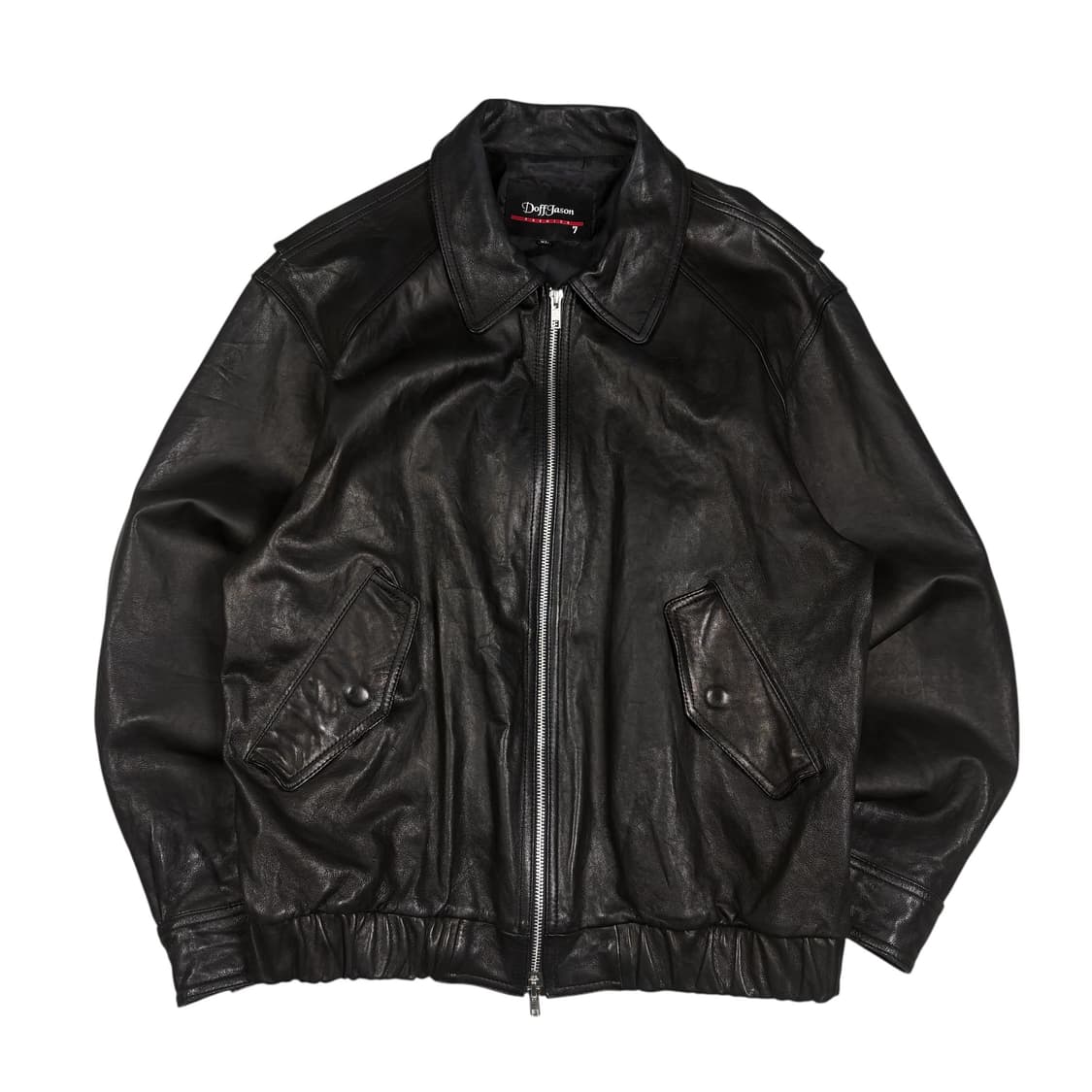 도프 제이슨 블랙컬러 프리미엄 램스킨 봄버자켓 상품이미지1
