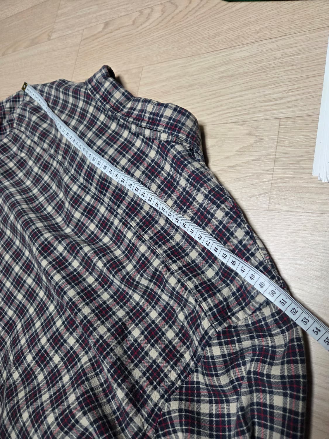 폴로 랄프로렌 스프레드 카라 체크 셔츠 남방  상품이미지8