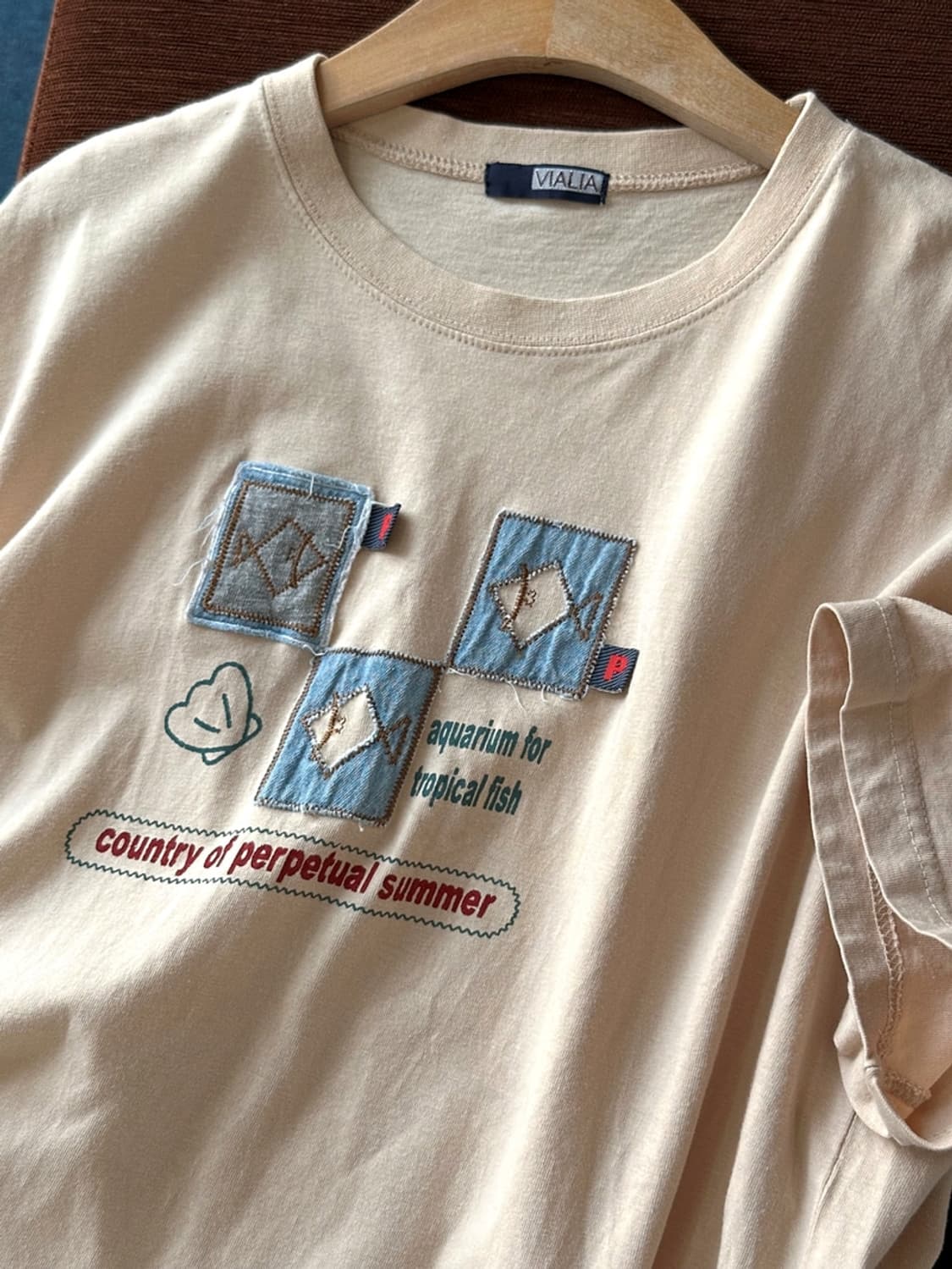 Design patch t-shirt 상품이미지1