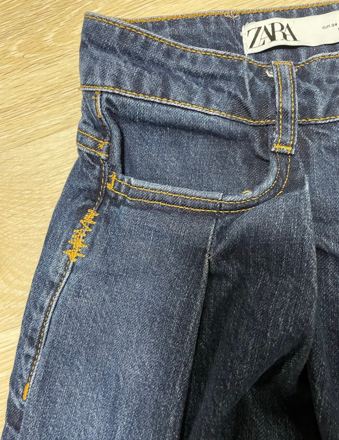 Zara x Ader Error Wide Leg Jeans Blue/34 상품이미지7