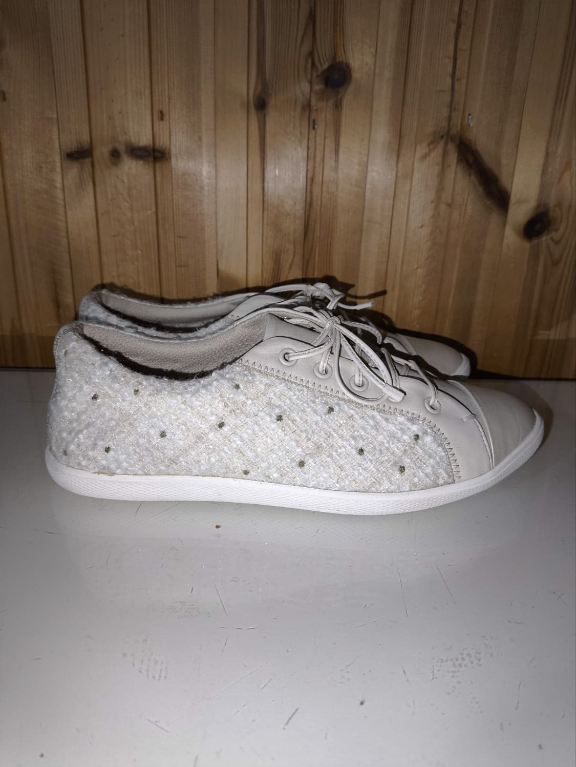 240mm 한섬 마인 트위드 스니커즈  상품이미지1