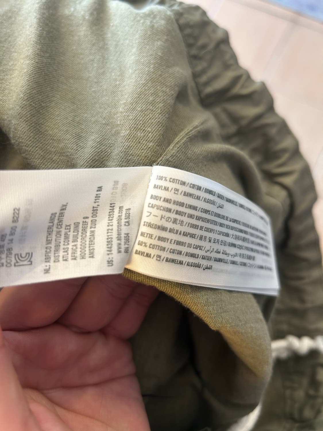 아베크롬비 밀리터리 숏파카 상품이미지7