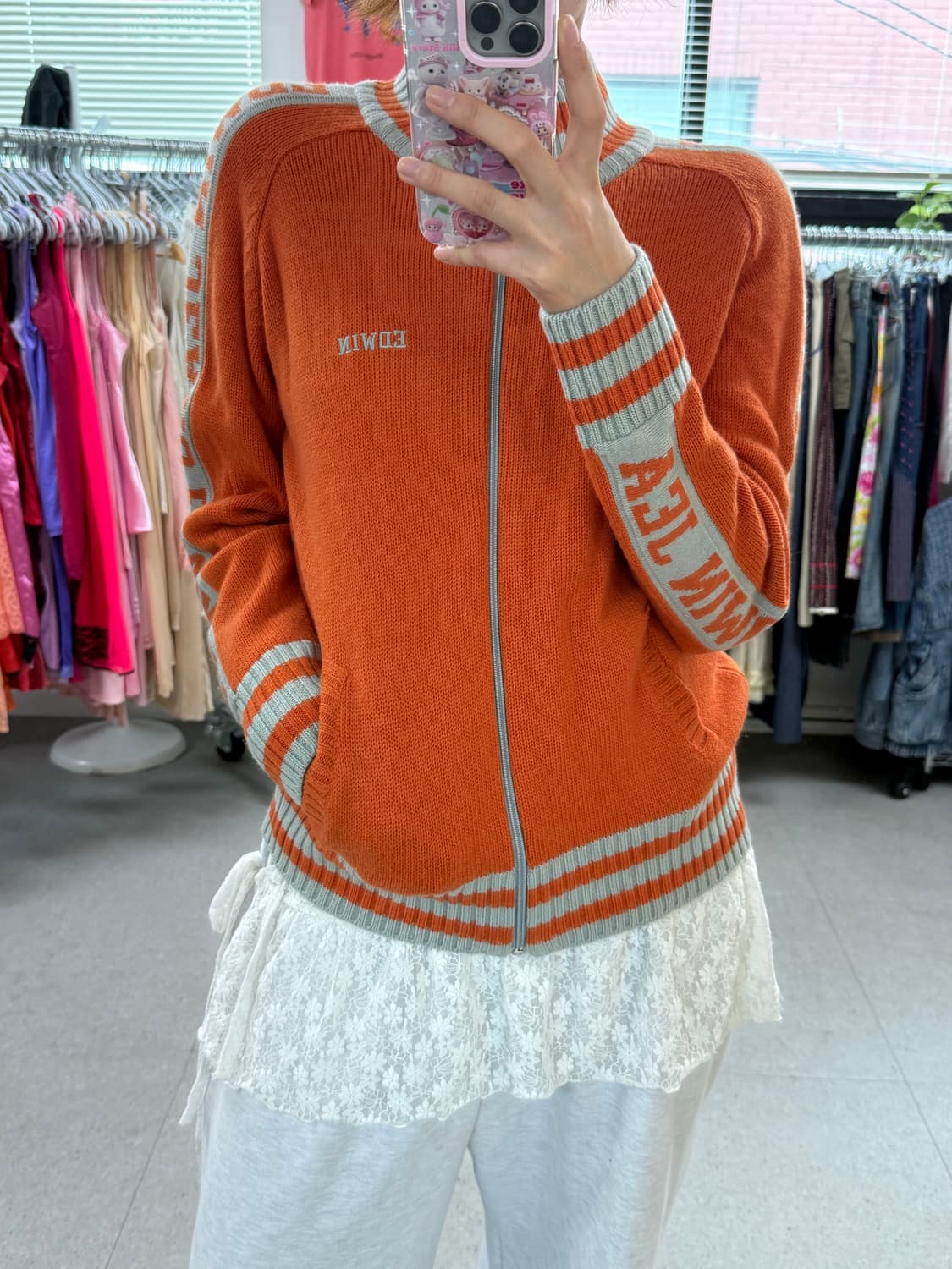 Edwin knit zipup 상품이미지1