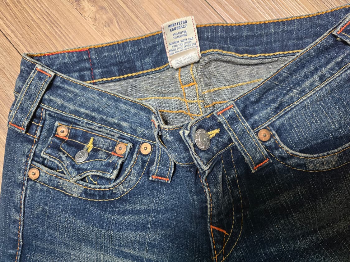 트루릴리전 로라이즈 진 로우라이즈 청바지 상품이미지3