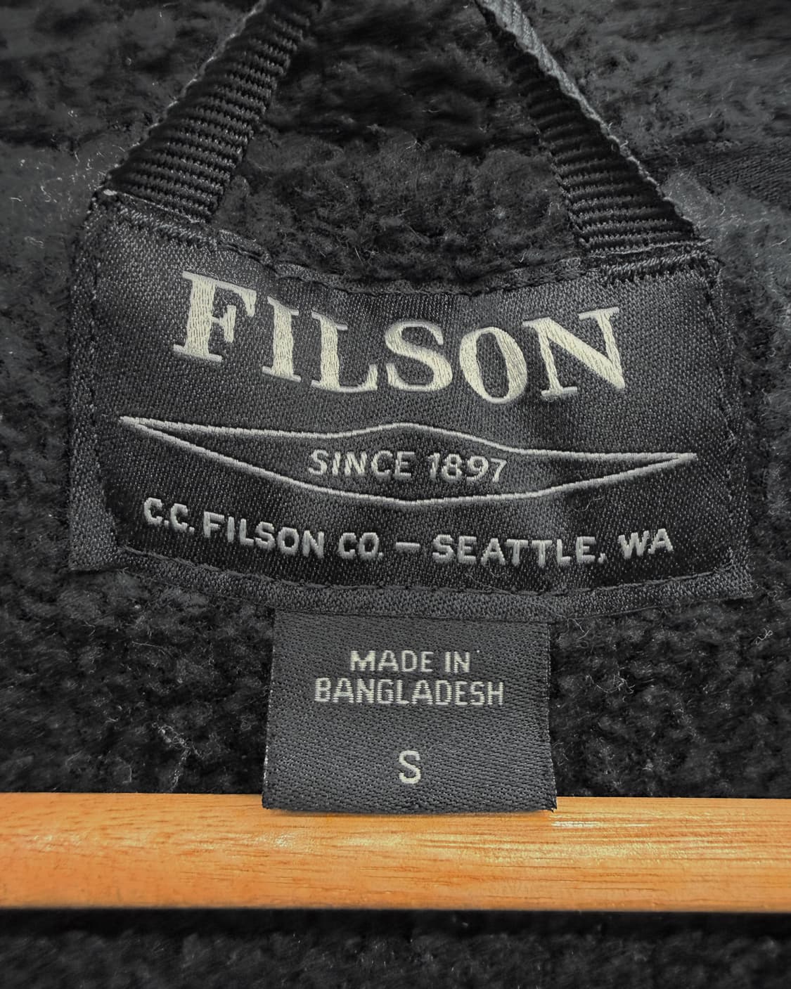 필슨 FILSON 블랙 쉐르파 플리스 후리스 자켓 상품이미지5