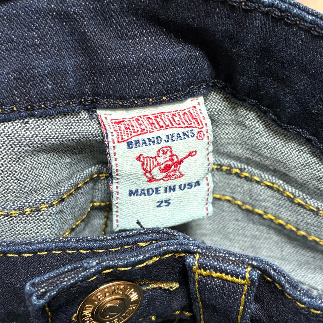 True Religion 트루릴리전 골드 스티치 RAINBOW 일자핏 상품이미지3