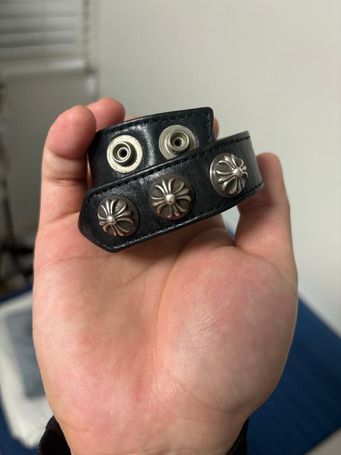 크롬하츠 레더 팔찌 상품이미지4