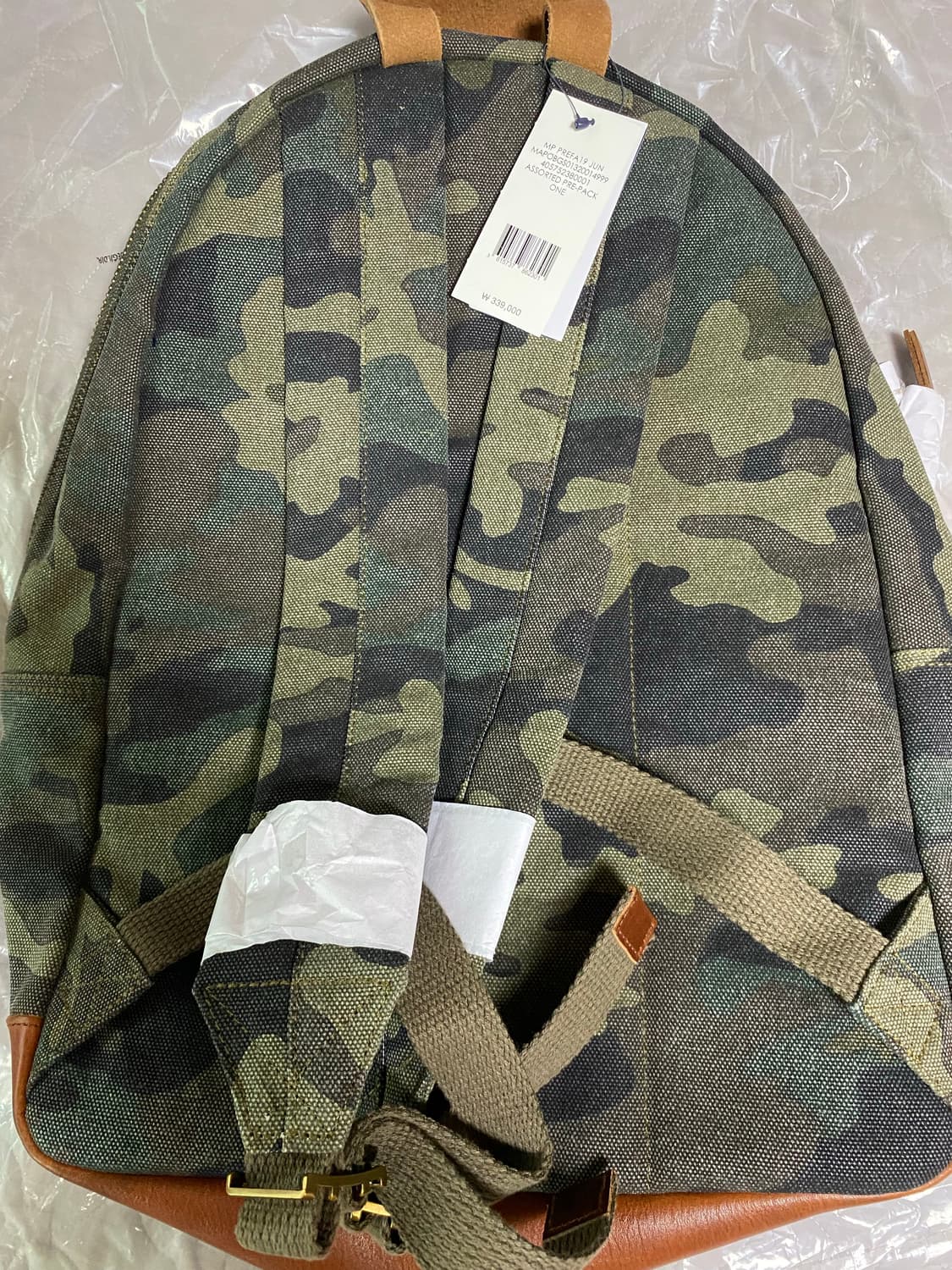 폴로 랄프로렌 카모 패치 백팩 새상품 상품이미지4