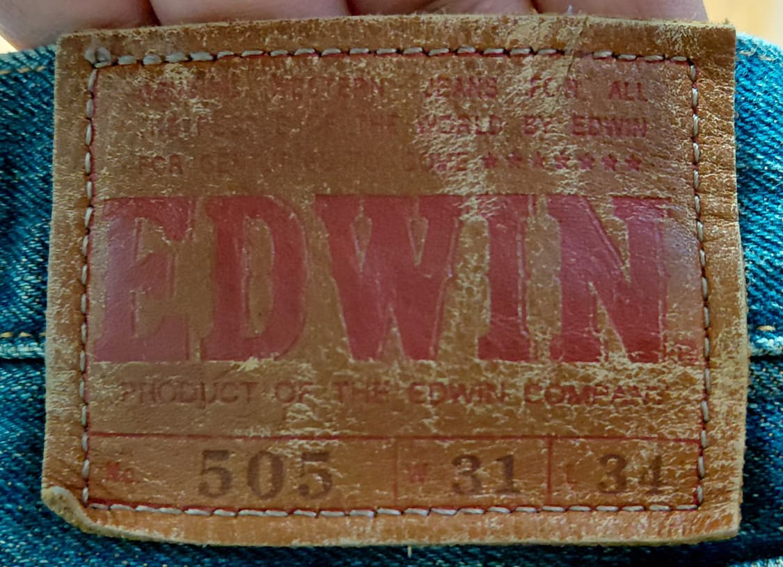 에드윈(EDWIN) 505 레드라인 셀비지 데님 (31x34) 무료배송 상품이미지7