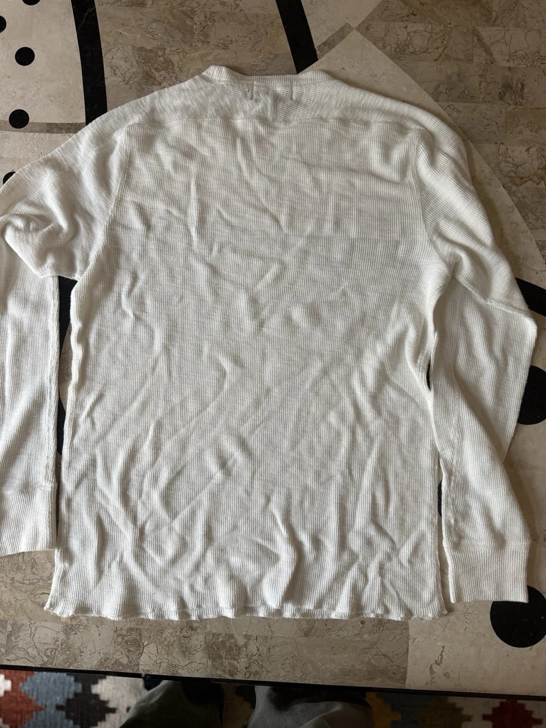 더블알엘 텍스쳐드 크루넥 페이퍼 화이트 상품이미지3