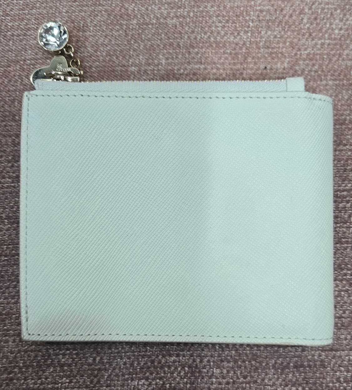 메트로시티 미사용 여성  아이보리 반지갑 상품이미지2