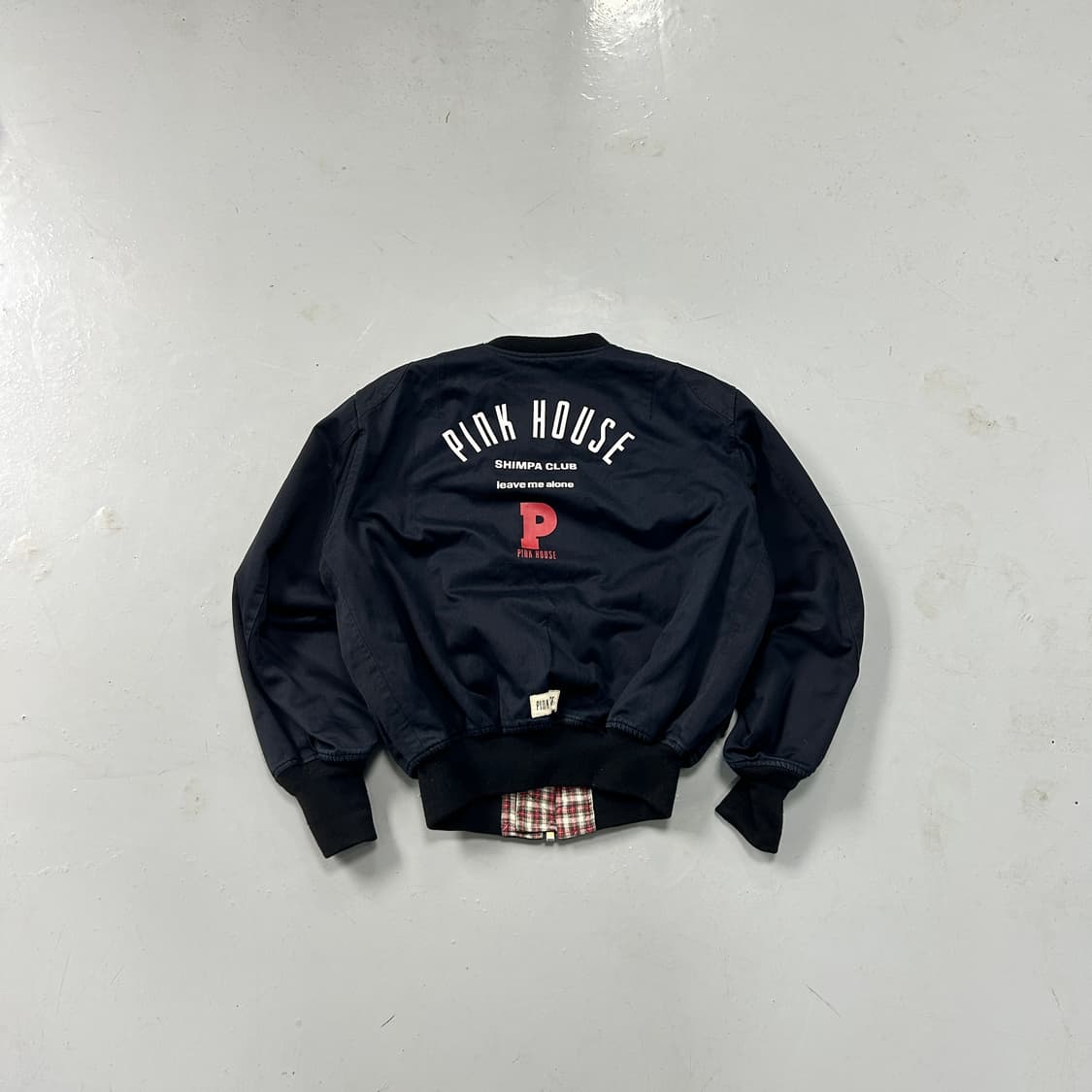 90s 핑크하우스 로고 봄버자켓  상품이미지5