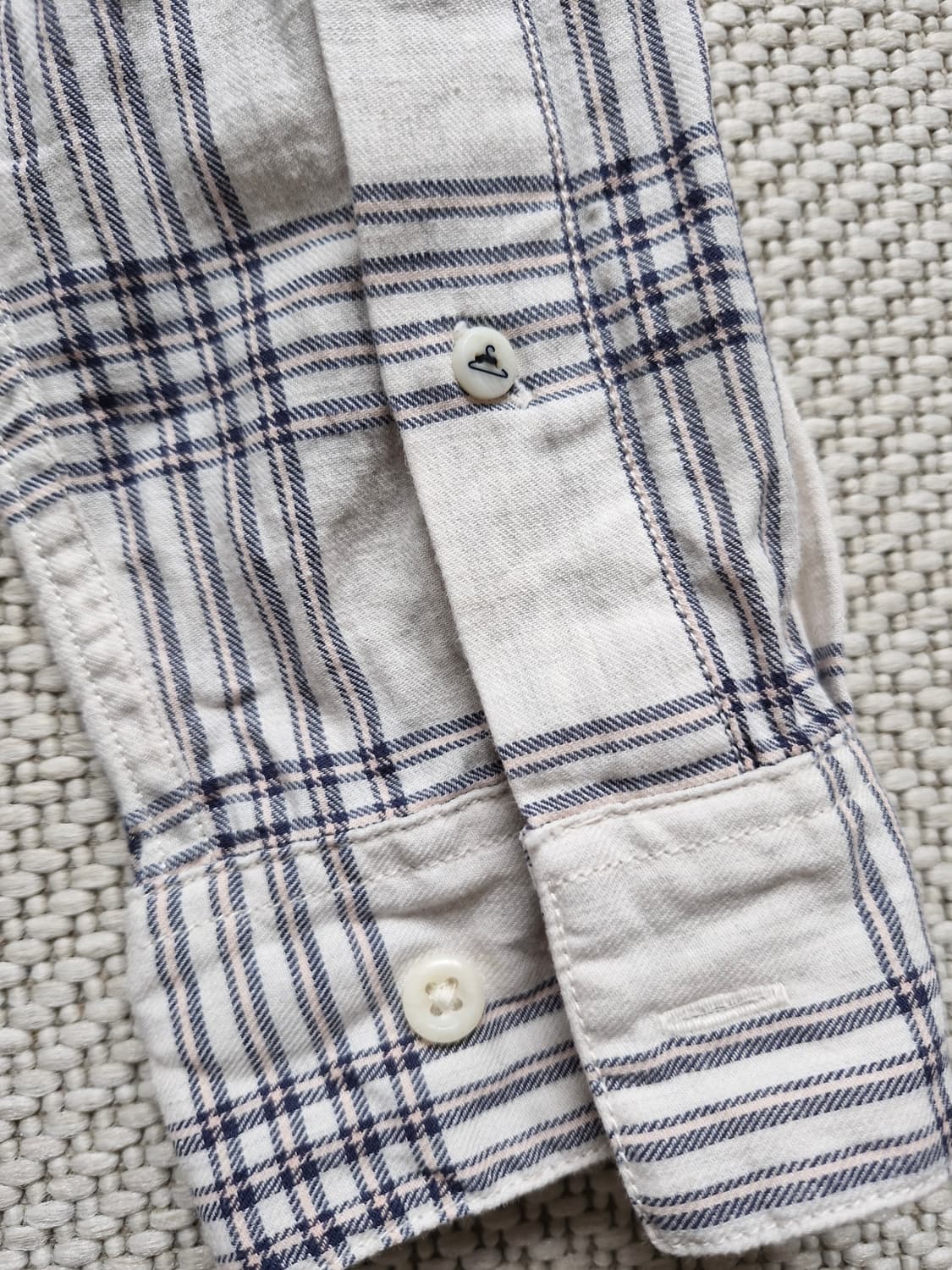 에피그램 배색 글렌 체크 셔츠 L  상품이미지7