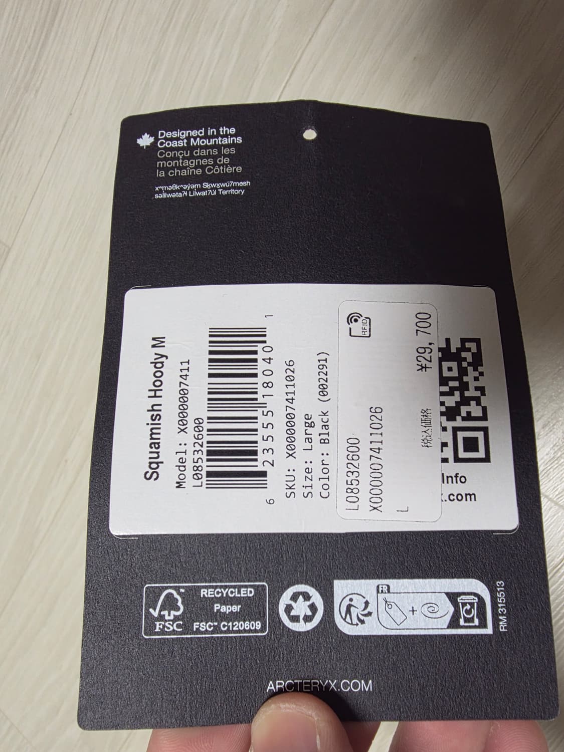 아크테릭스 스쿼미시 L 상품이미지7