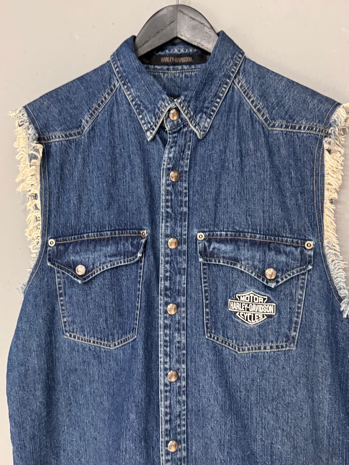 할리데이비슨 이글 데님 베스트  상품이미지3