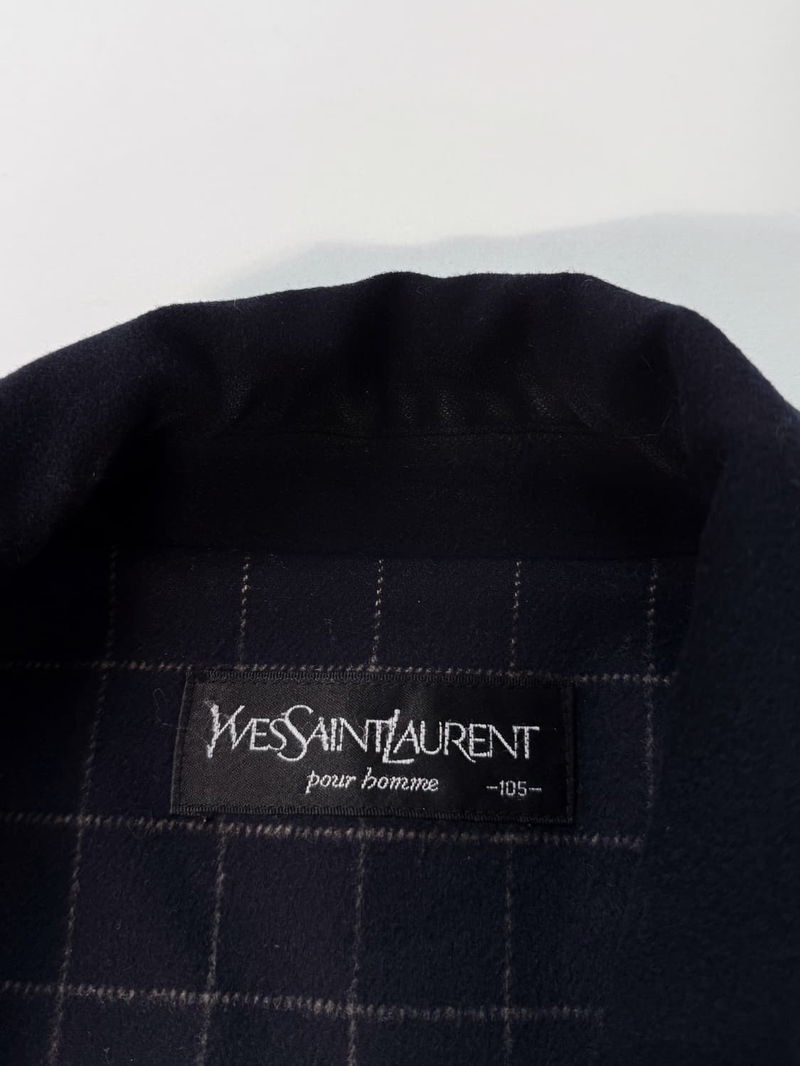 입생로랑 오버핏 90‘s 캐시미어 울 블루종 스윙 자켓 상품이미지5