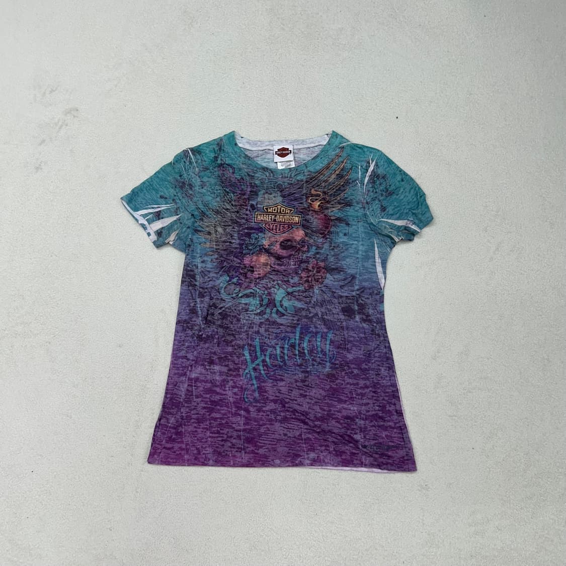 Harley davidson mint tie-dye T-shirts 상품이미지5
