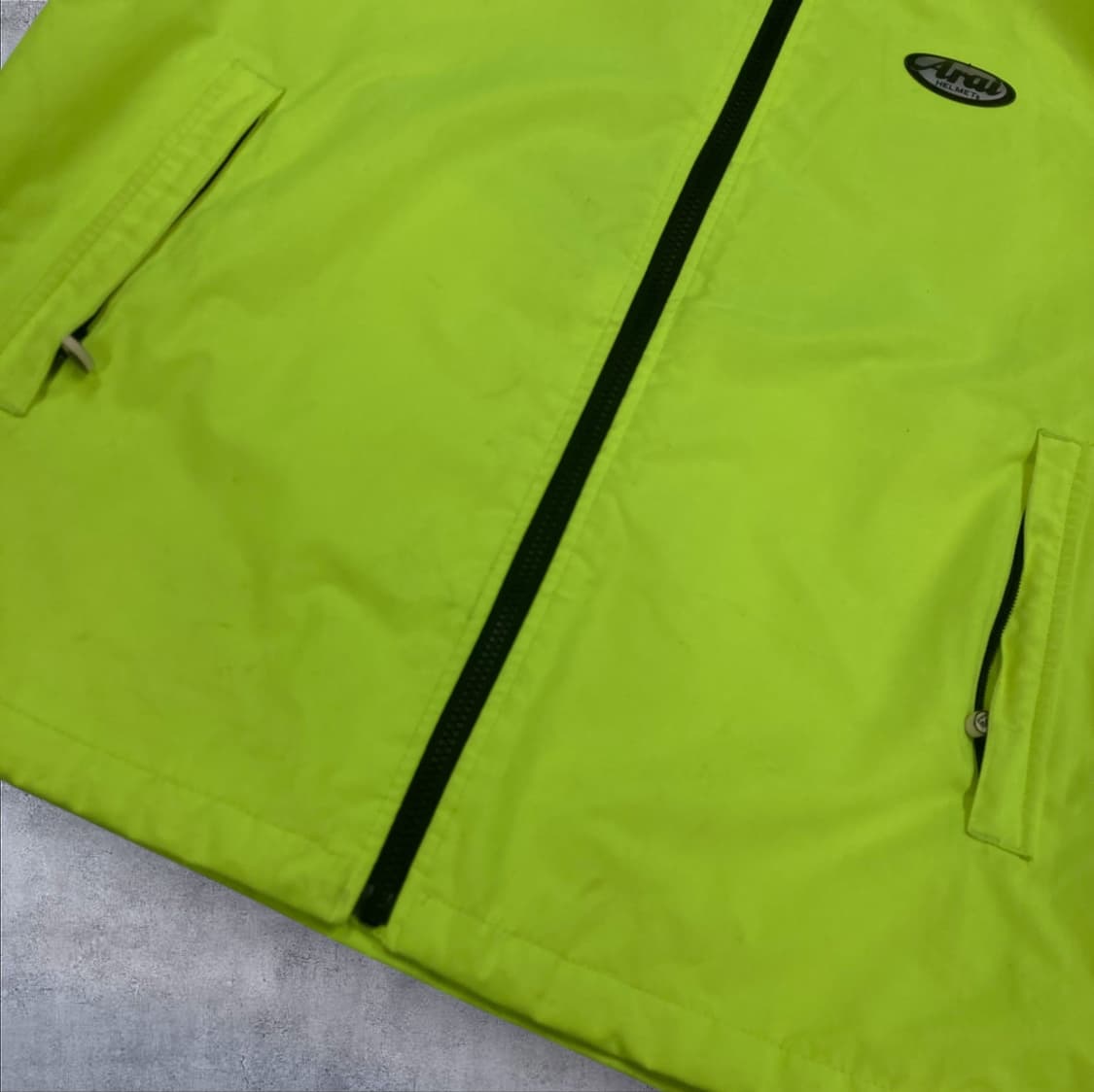 아라이 네온 컬러 빅로고 바람막이 레이싱 자켓 상품이미지7