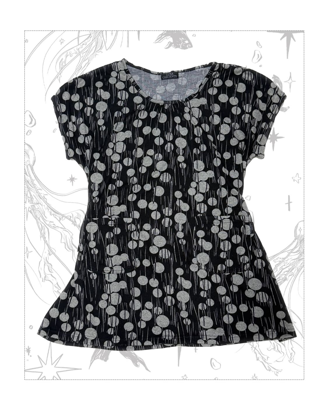 모리 라무네 도트 포켓 원피스 상품이미지2