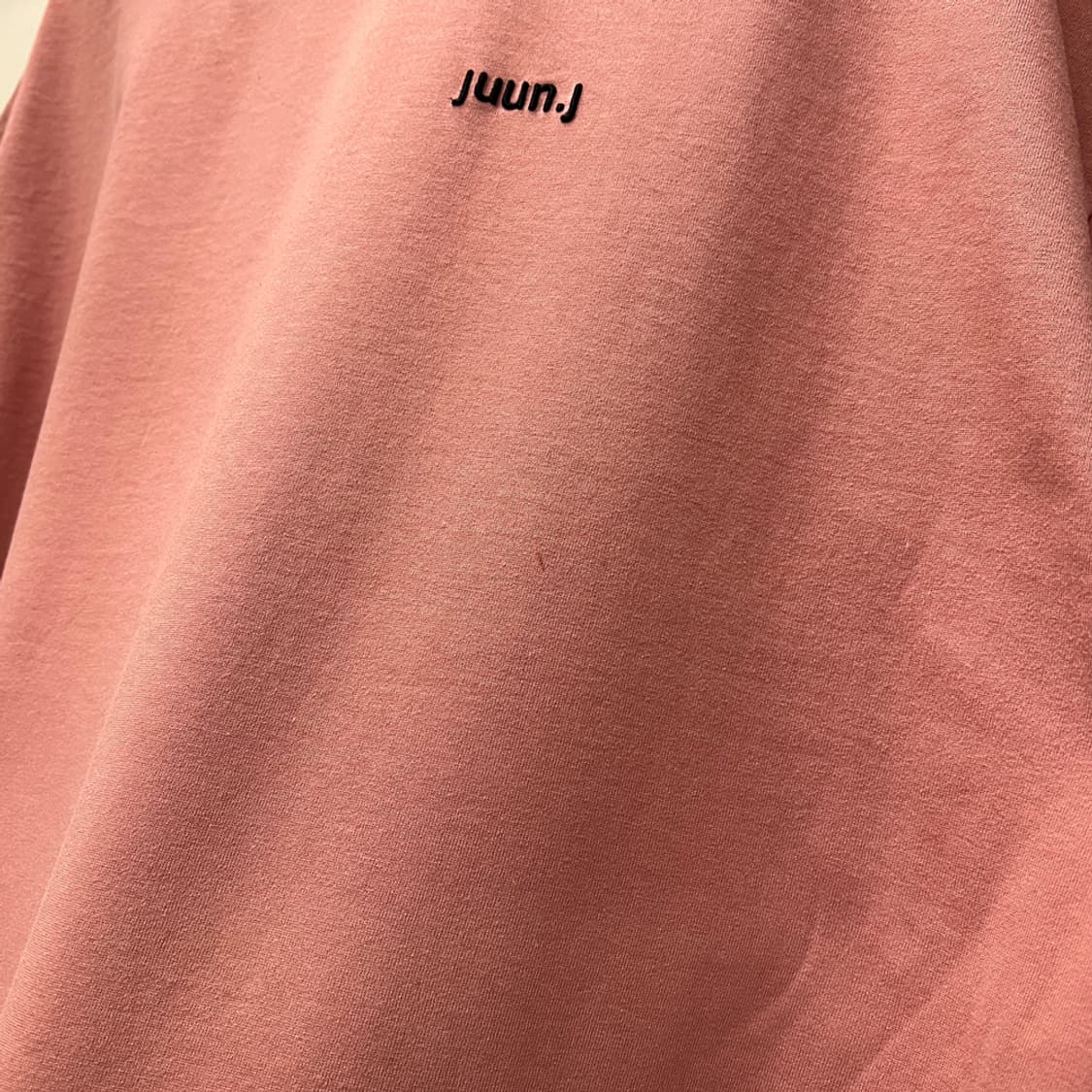 20ss Juun.J 준지 핑크 그래픽 오버핏 반팔티 M 상품이미지9