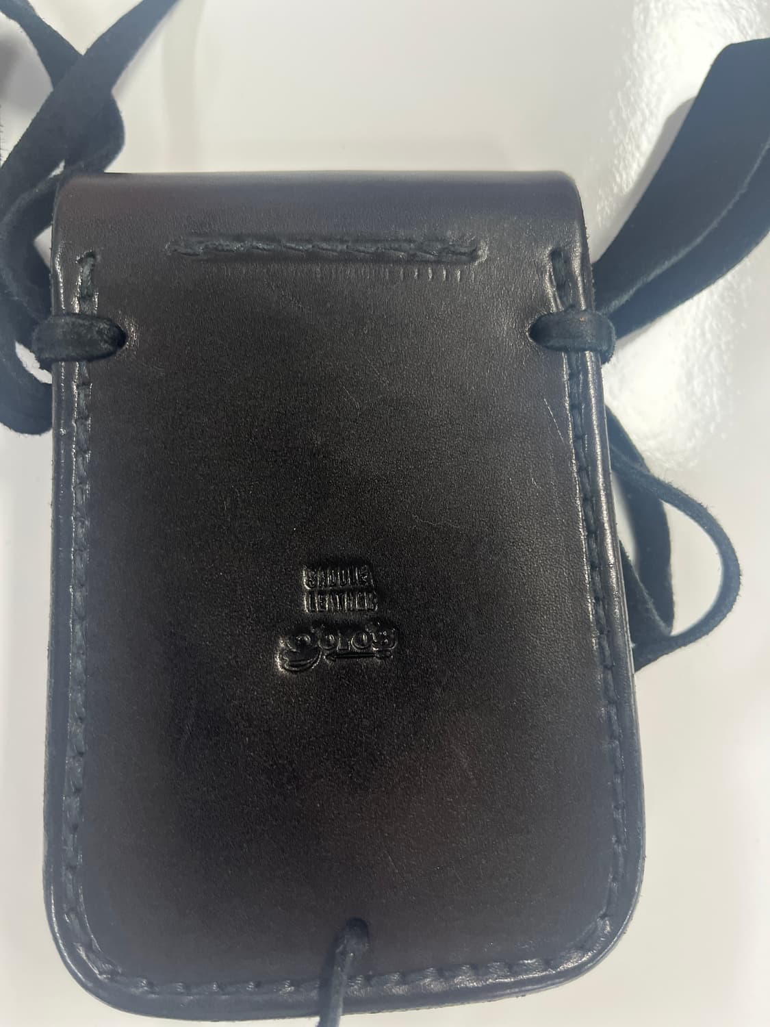 고로스 새들레더 블랙 콘초 시가렛케이스 상품이미지8