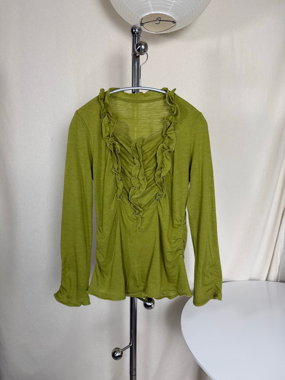 Smart Pink Shirring Blouse 상품이미지3