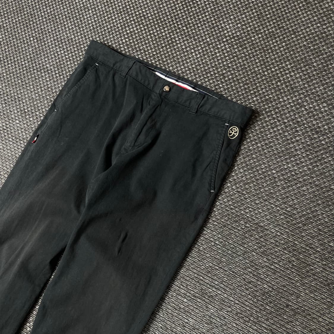 (32) 카스텔바작 차콜블랙 백로고 포인트 코튼 팬츠 상품이미지3