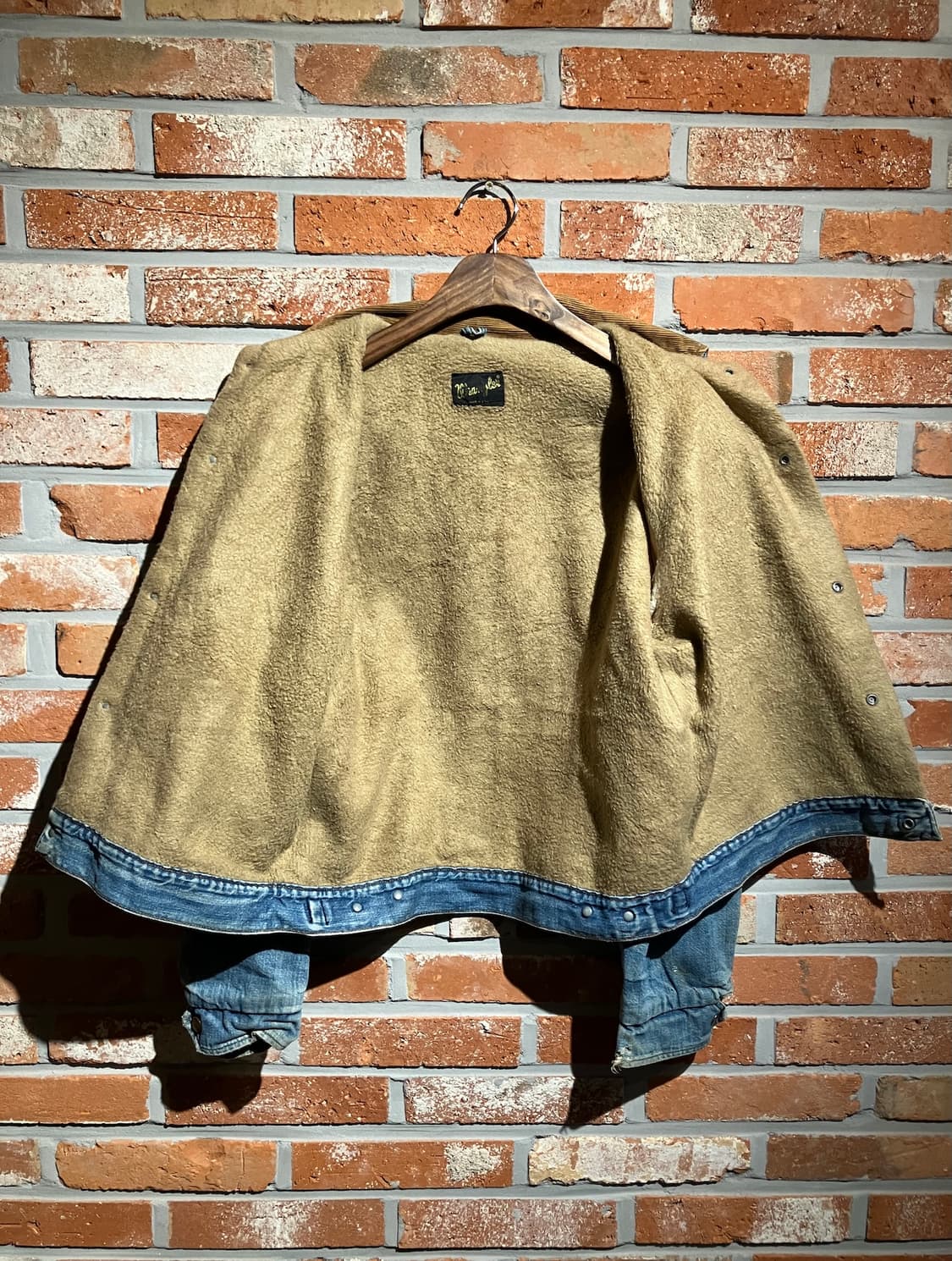 70s USA 빈티지 랭글러 데님 셰르파 자켓 상품이미지8