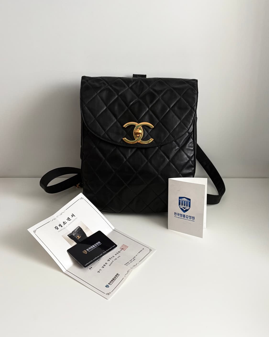 CHANEL 샤넬 빈티지 백팩 감정서포함 상품이미지3