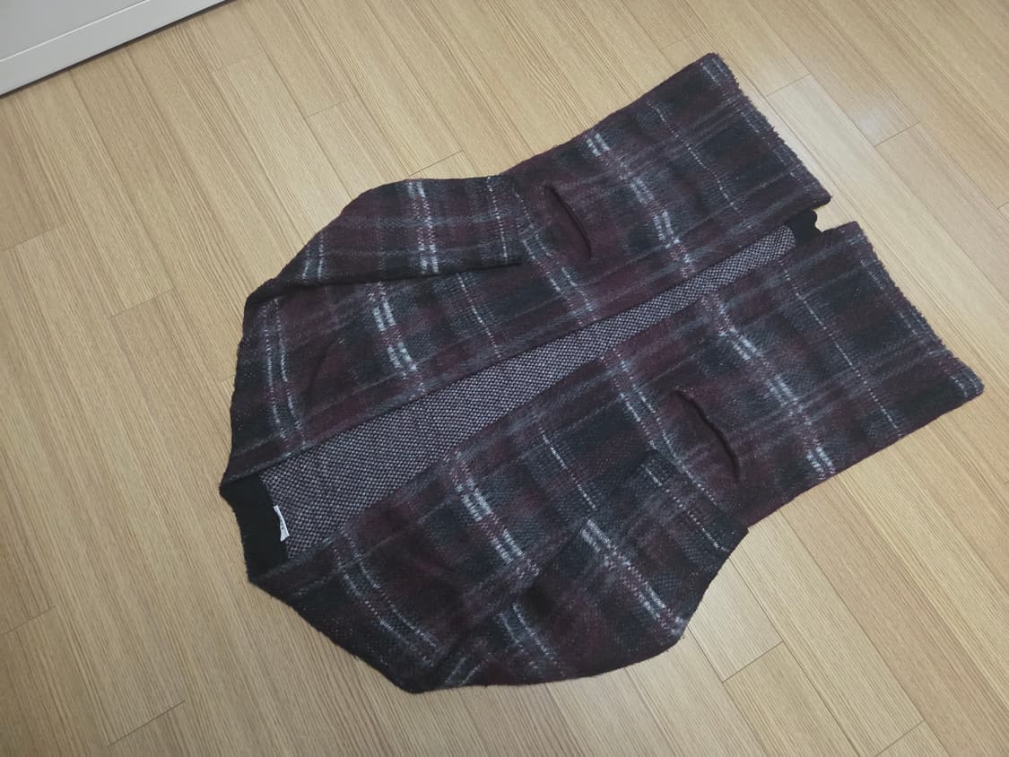 DKNY 모헤어 윈도우 체크 가디건 상품이미지5