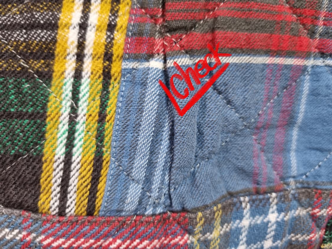 여성 레어 폴로 빈티지컨셉 패치워크 플란넬 웨스턴 퀼티드 자켓 점퍼 상품이미지9