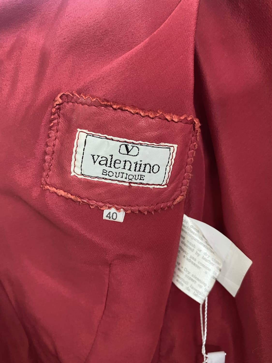 발렌티노 80s 부티크 레더 탑 상품이미지8