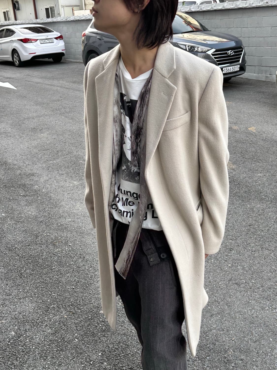 핼무트랭 1998 아카이브 테일러드 코트 상품이미지3