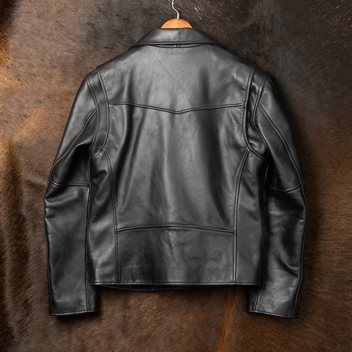 [97] RUCKUZ 카우레더 더블라이더 자켓 MO-2407  상품이미지4