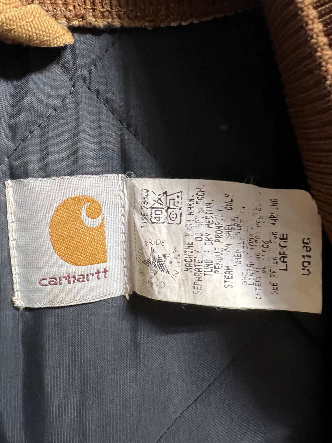 빈티지 칼하트 워크 베스트 상품이미지5