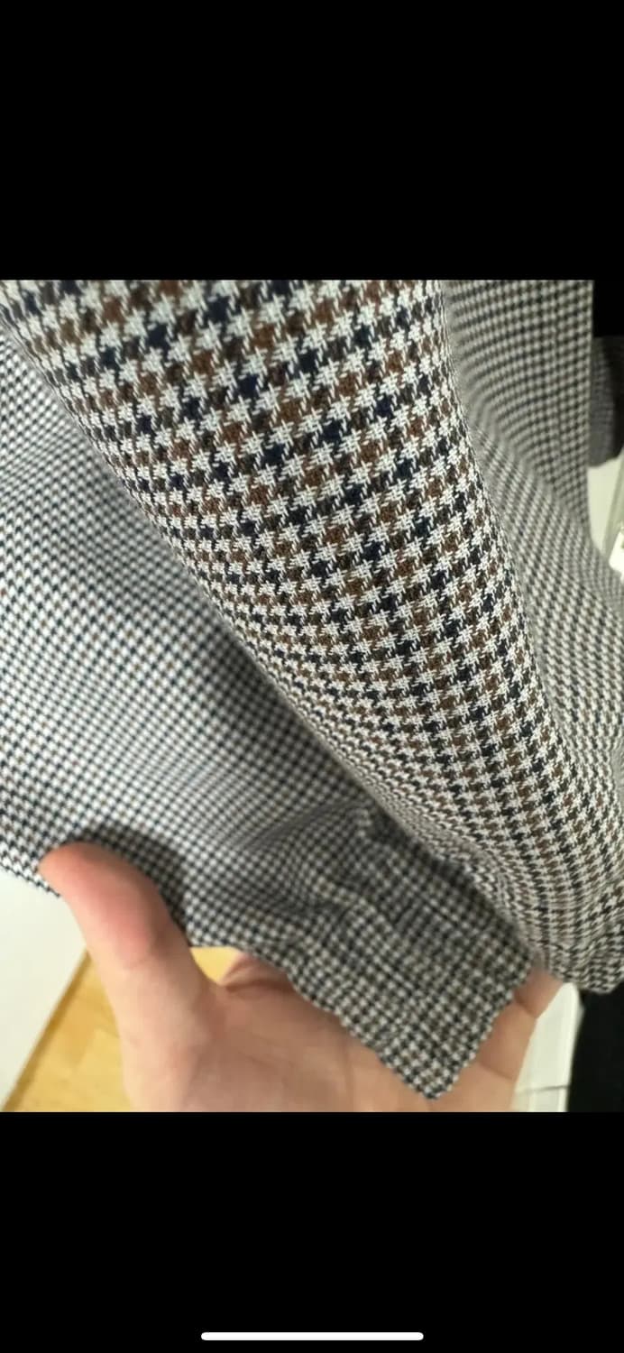 APC 아페세 면 헤링턴 체크 자켓xl 상품이미지2