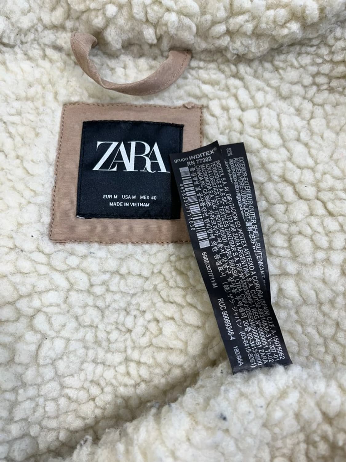 자라 쉐르파 야상 자켓/#2973 상품이미지6