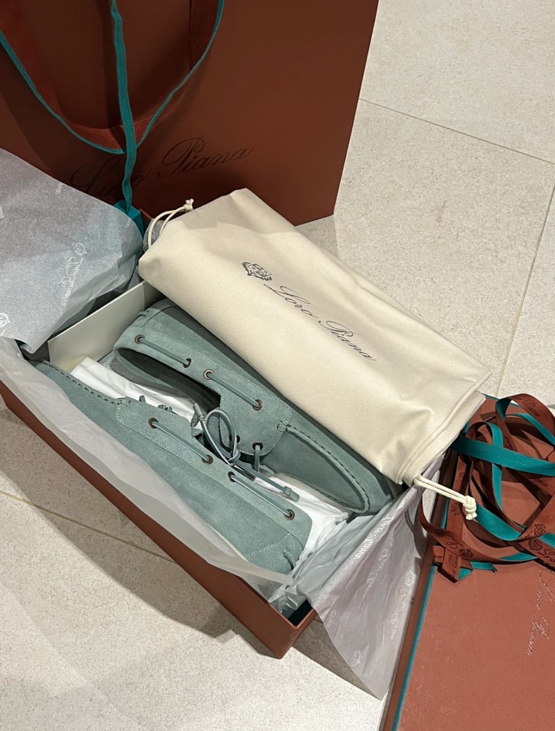 로로피아나 씨세일 워크 보트슈즈 42.5 상품이미지2