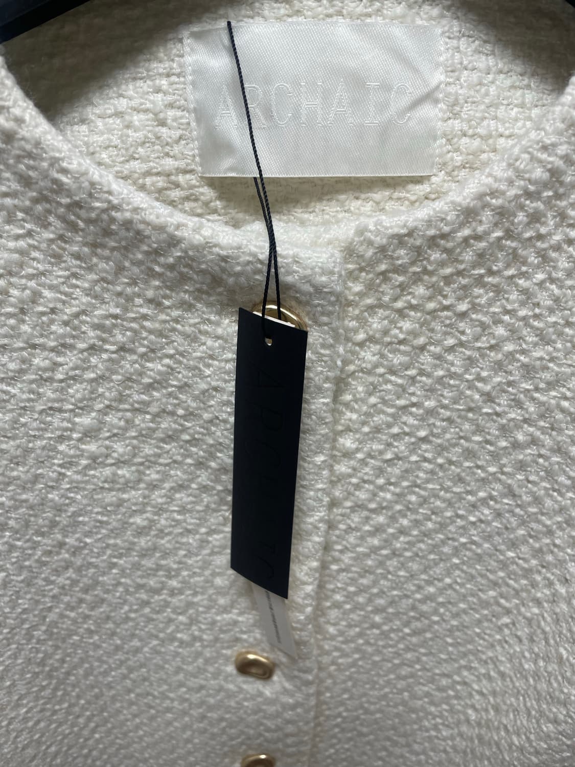아르카익 concept tweed jacket_ivory M 상품이미지6