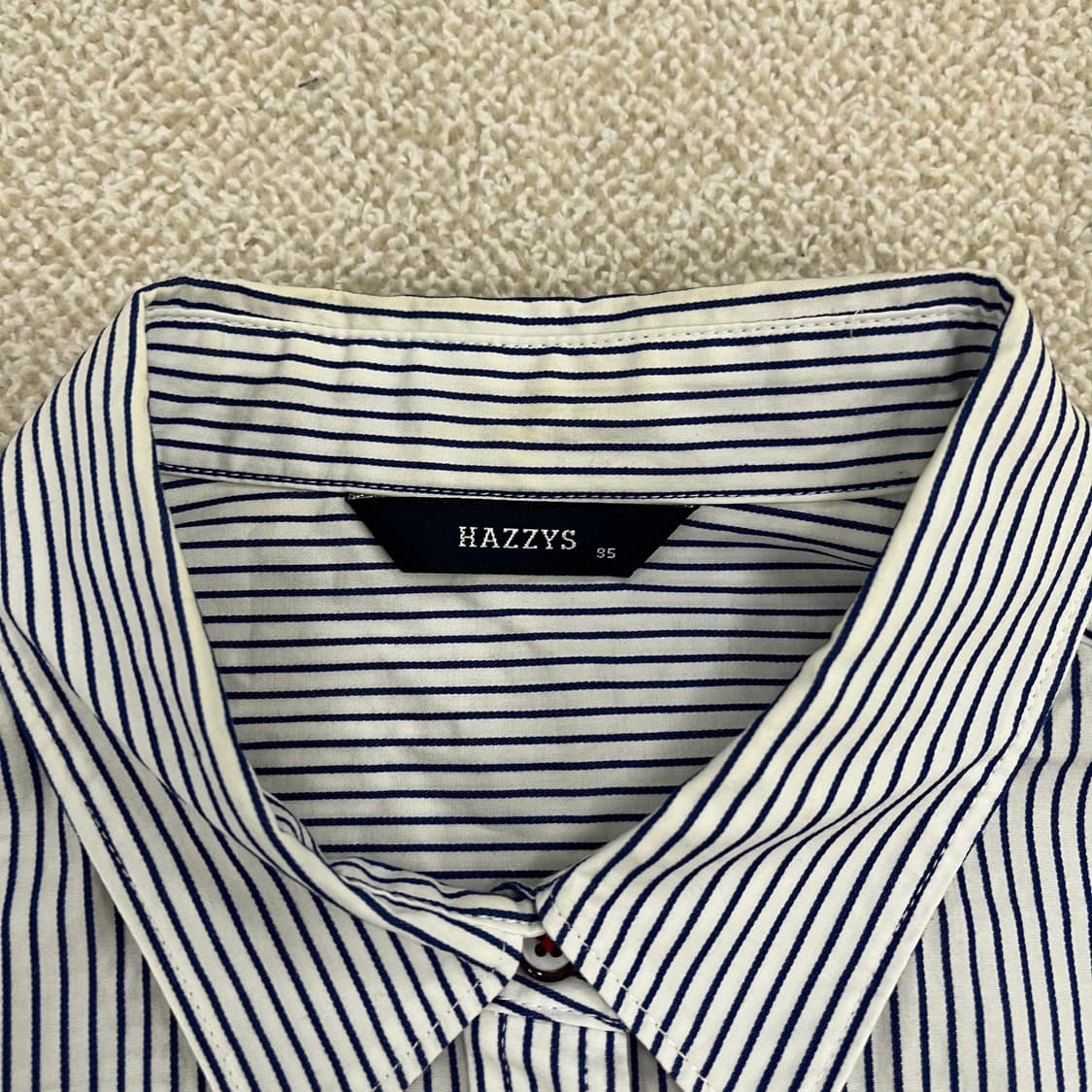[95] 헤지스 스트라이프 셔츠 남방 0114M1 상품이미지2