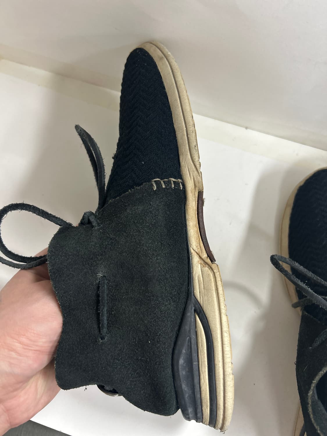 VISVIM 비즈빔 HURON 니트스웨이드 콘초 커스텀 부츠 275 상품이미지9