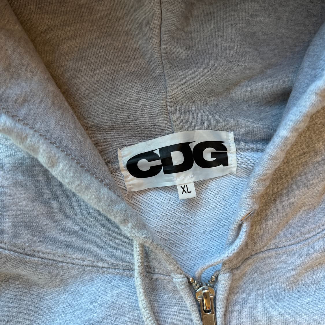 CDG 로고 후드 집업 상품이미지6