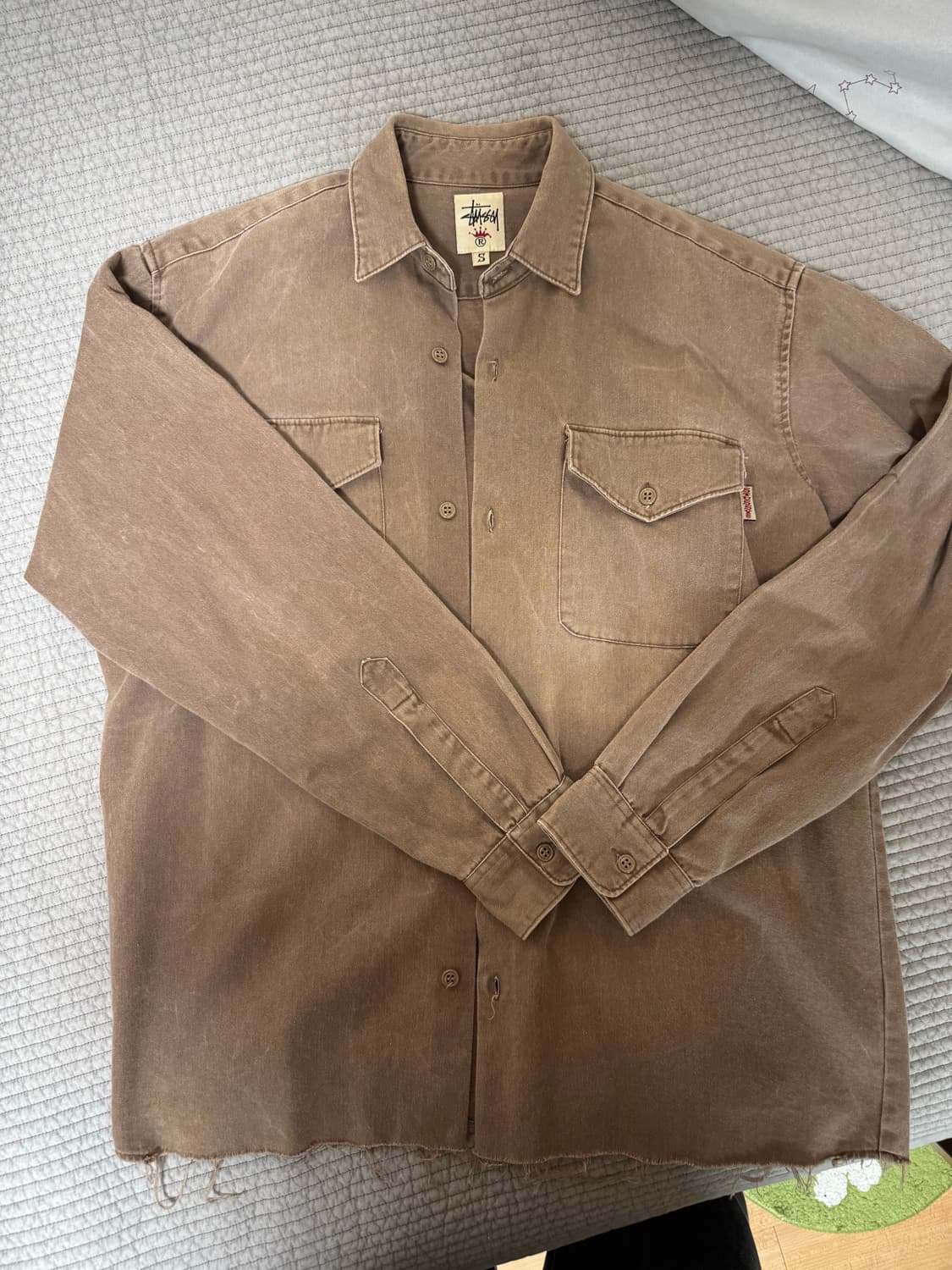 90s 올드스투시 크라운탭 셔츠 상품이미지1