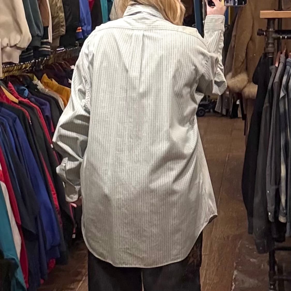 [HI] 폴로 랄프로렌 긴팔셔츠 체크 그린 상품이미지5