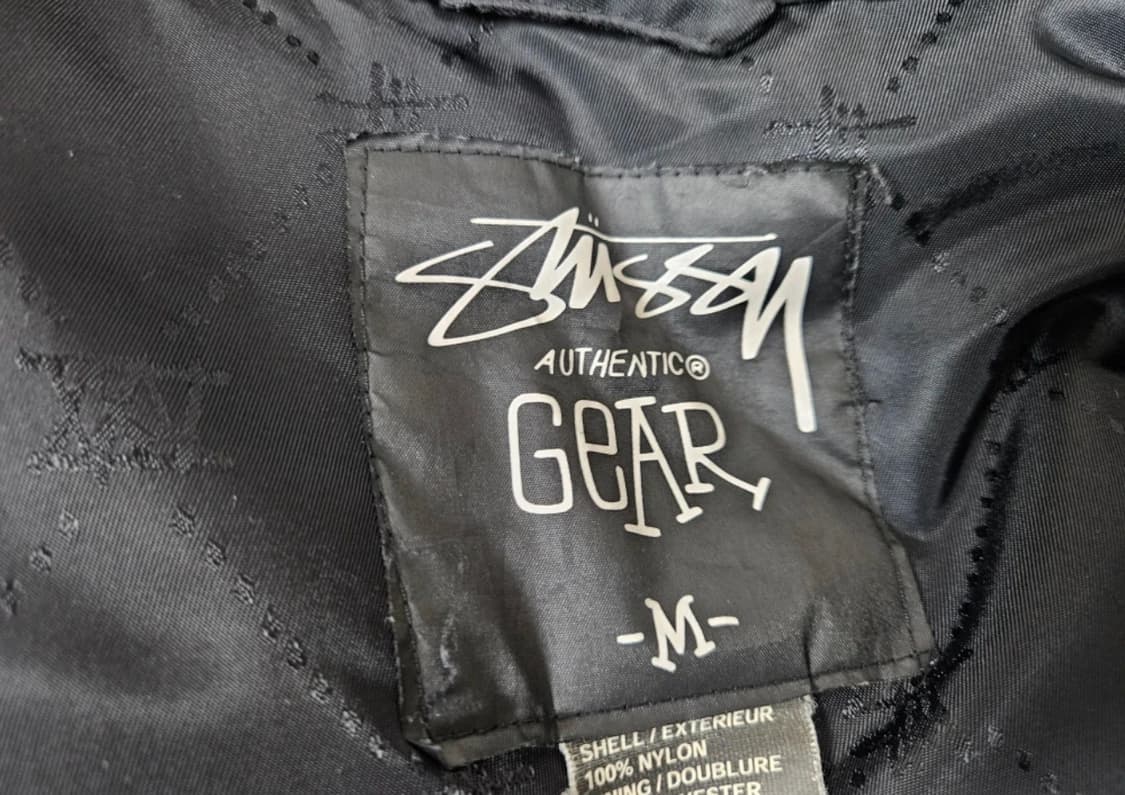 M 빈티지 스투시 패턴 자켓 상품이미지3