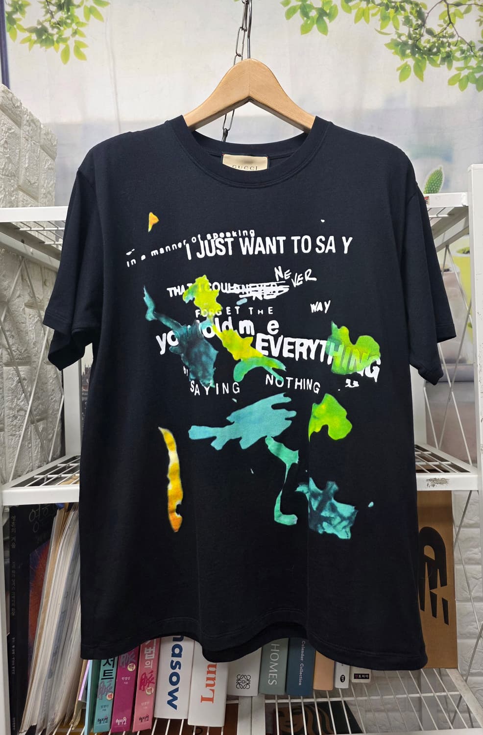 구찌 남성 반팔티 100 그래픽 프린터 반팔티셔츠 MM72 상품이미지1