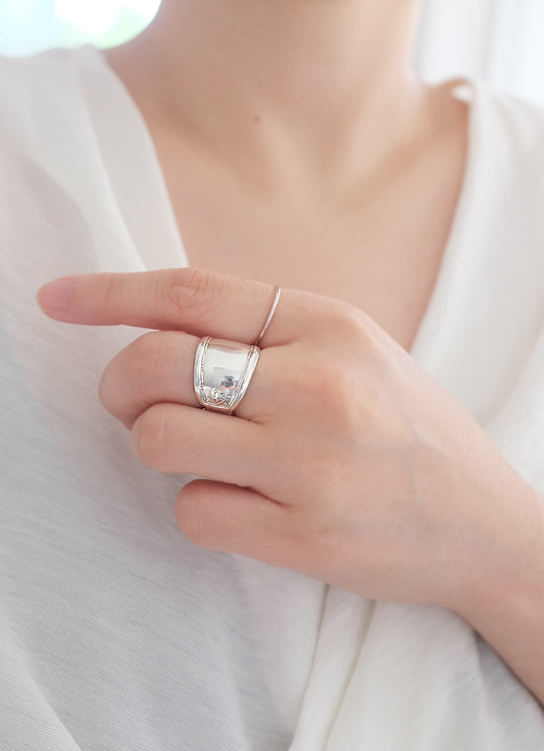 1920s 앤틱반지 빈티지 스푼반지 빈티지 엔틱 스푼링 101551 상품이미지6