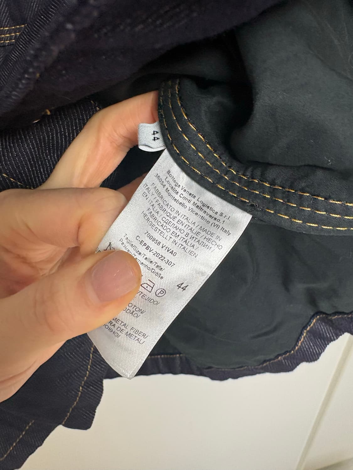 보테가베네타 데님 숏 슬리브 셔츠형 자켓 판매 44사이즈 판매 상품이미지4